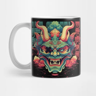 Green japanese demon Mug